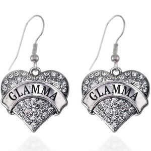 Glamma Heart Shaped Earrings